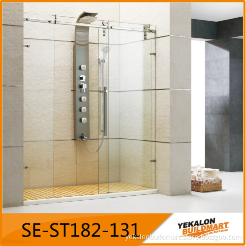 Straight line shape Shower Enclosure sliding glass door New design